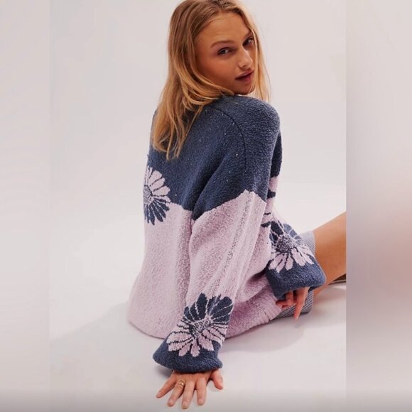 NWT Free People In Bloom Sweater Size Large - Picture 3 of 8